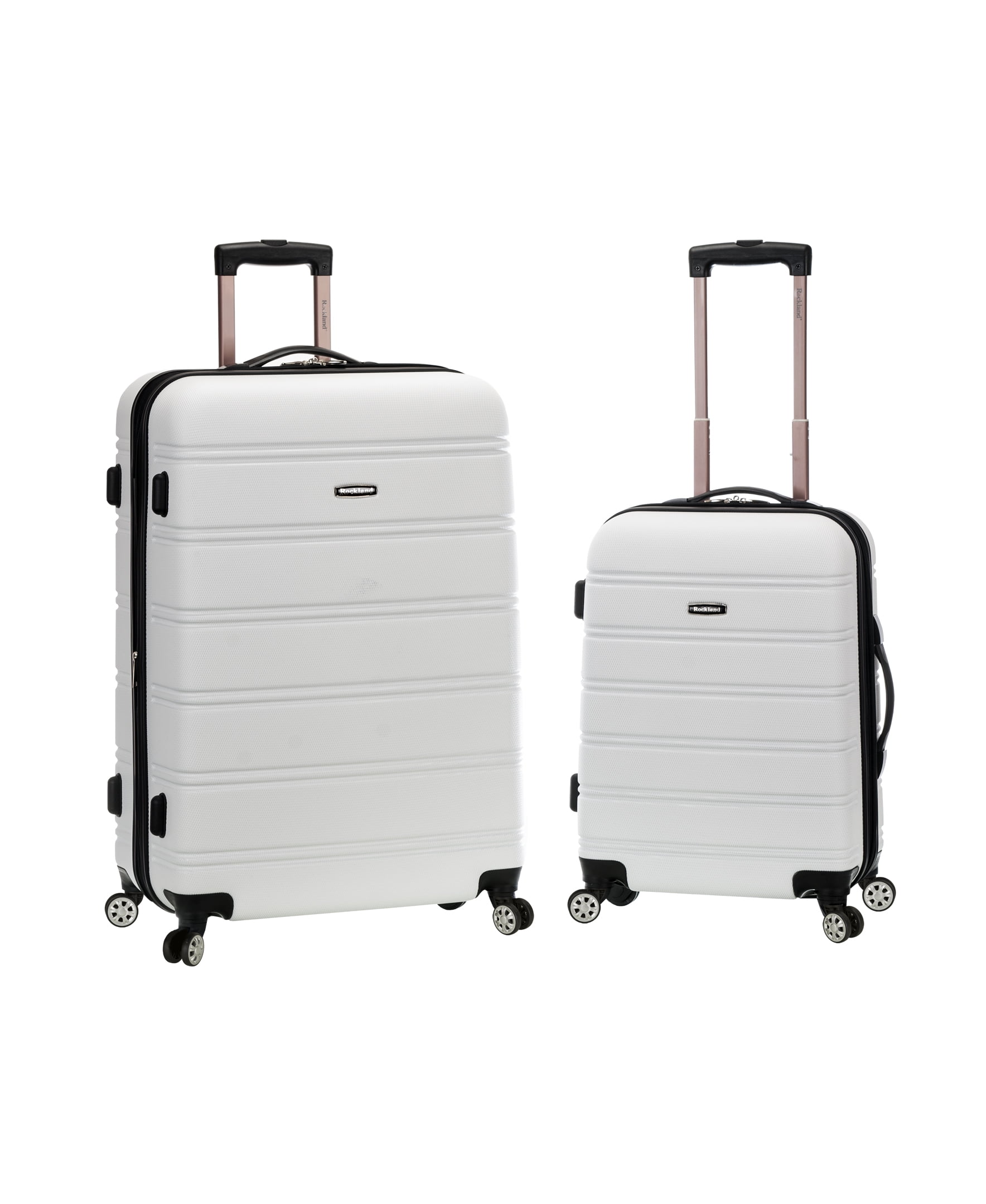 Rockland Melbourne 2 Piece Hardside Spinner Luggage Set, F225
