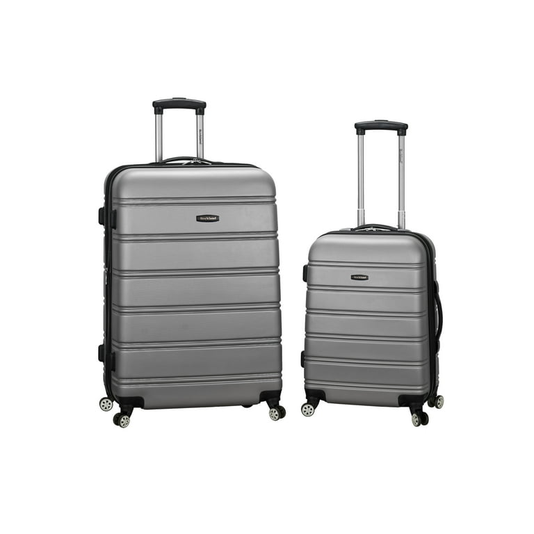 Rockland Melbourne 2 Piece Hardside Spinner Luggage Set, F225