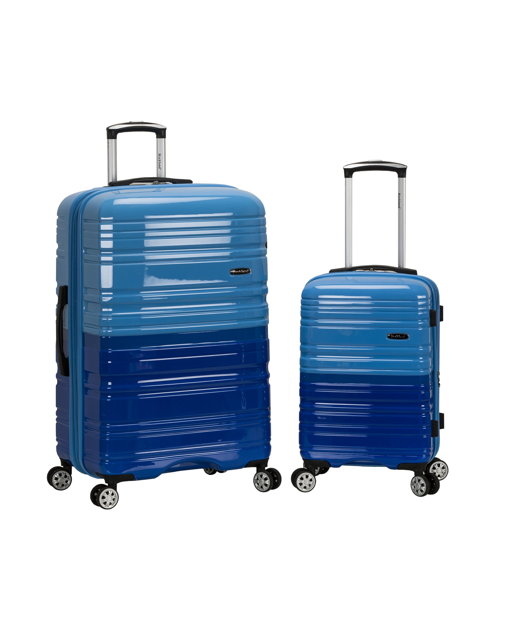 Rockland Melbourne 2 Piece Hardside Spinner Luggage Set 