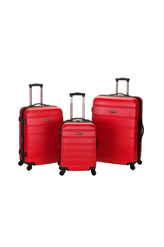 Rockland  Melbourne 3 Pc Abs Luggage Set
