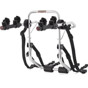 Rockland Trunk Mounted Lightweight Aluminum Bicycle Rack Carrier with Adjustable Hook and Loop Straps and Protective Pads for Cars, Holds 2 Bikes 10104052