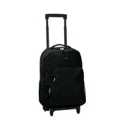 Rockland Unisex Luggage 17 Rolling Backpack R01 Black