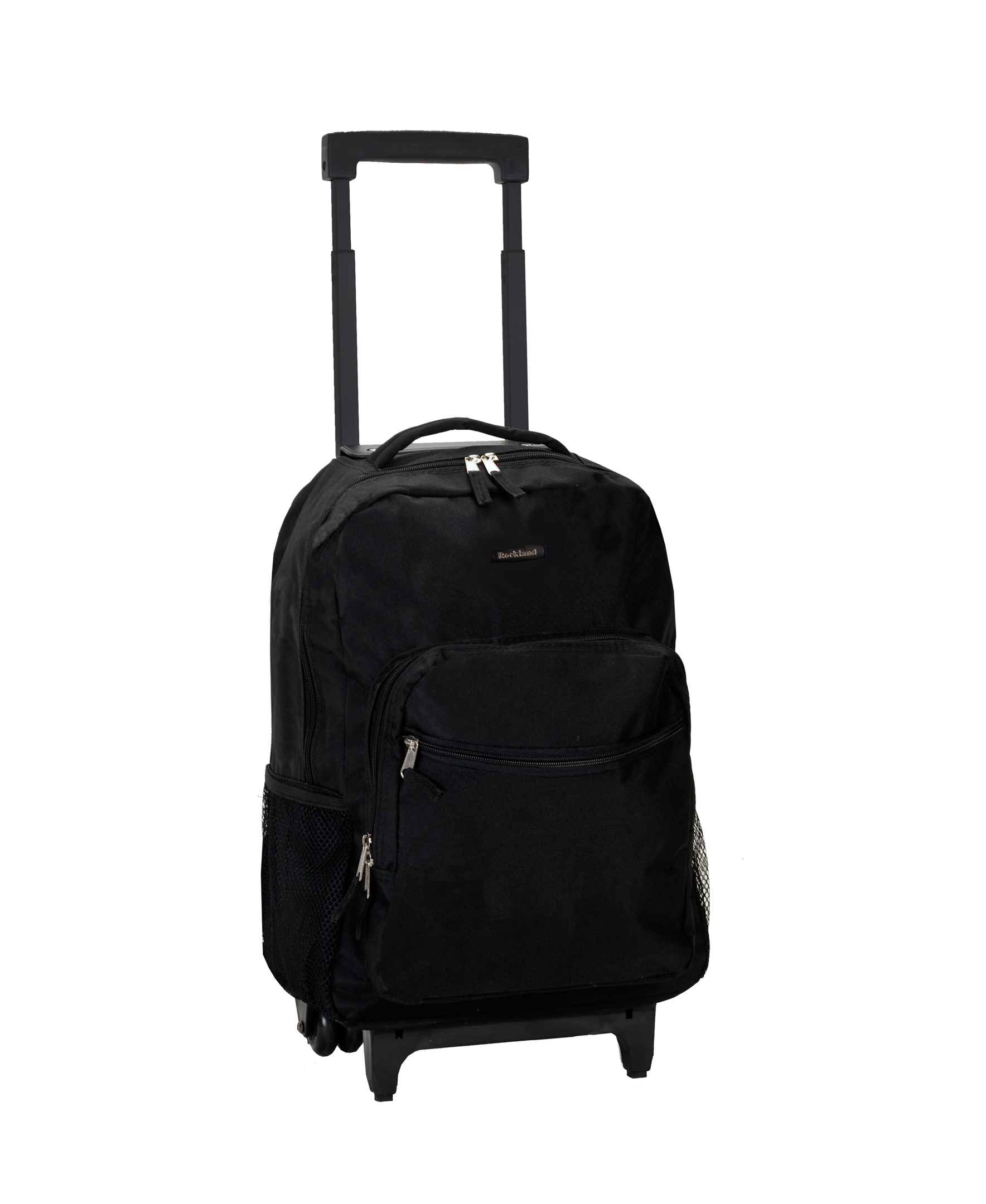 Rockland Unisex Luggage 17" Rolling Backpack R01 Black - image 1 of 4