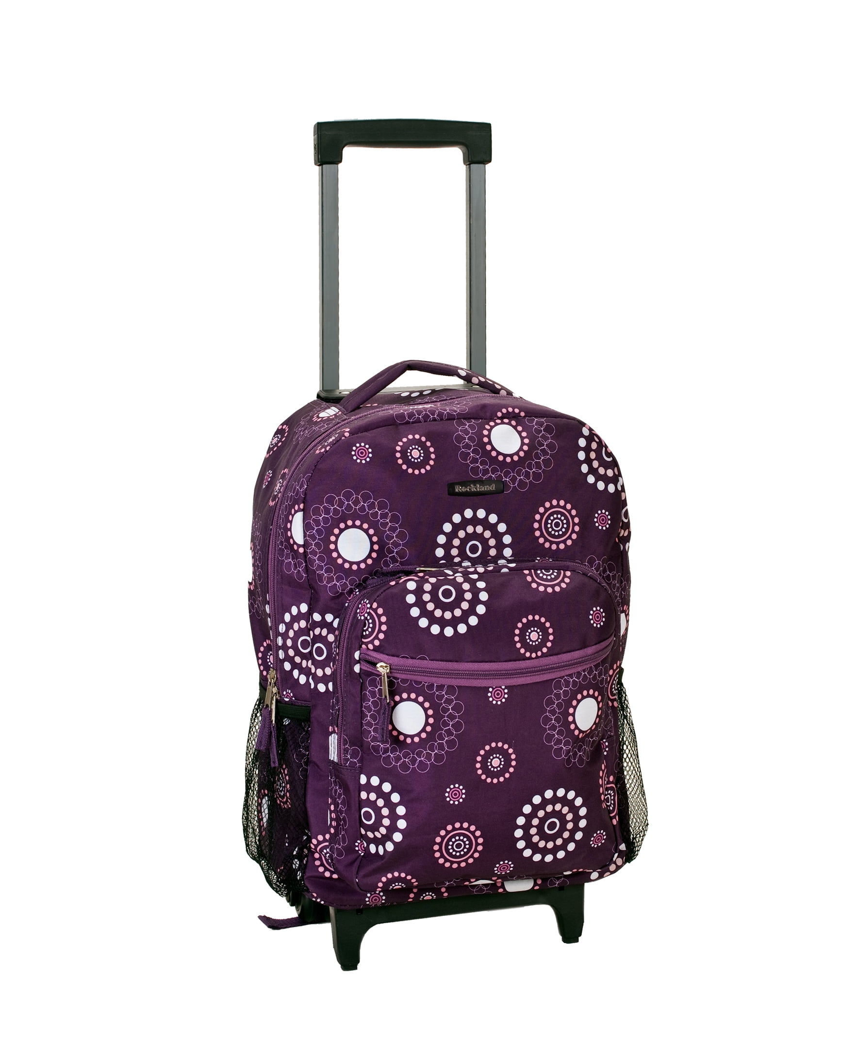 Rockland Unisex Luggage 17 Rolling Backpack R01 Purple Pearl - Walmart.com
