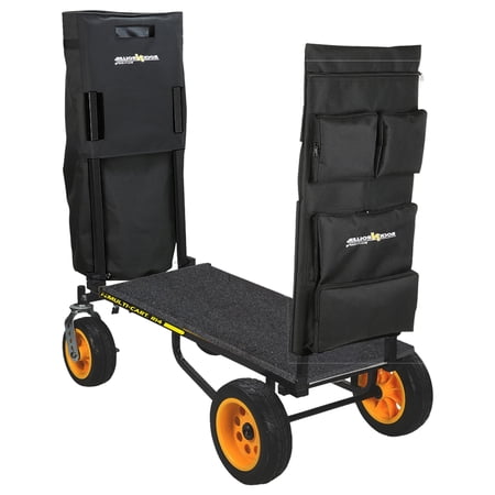 RocknRoller R14G 700lb Capacity DJ Transport Cart+Accessory+Equipment Bag+Deck