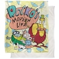 thumbnail image 1 of Rocko's Modern Life Blanket, 50"x60" Rocko's Modern Life Logo Group Silky Touch Sherpa Back Super Soft Throw Blanket, 1 of 5