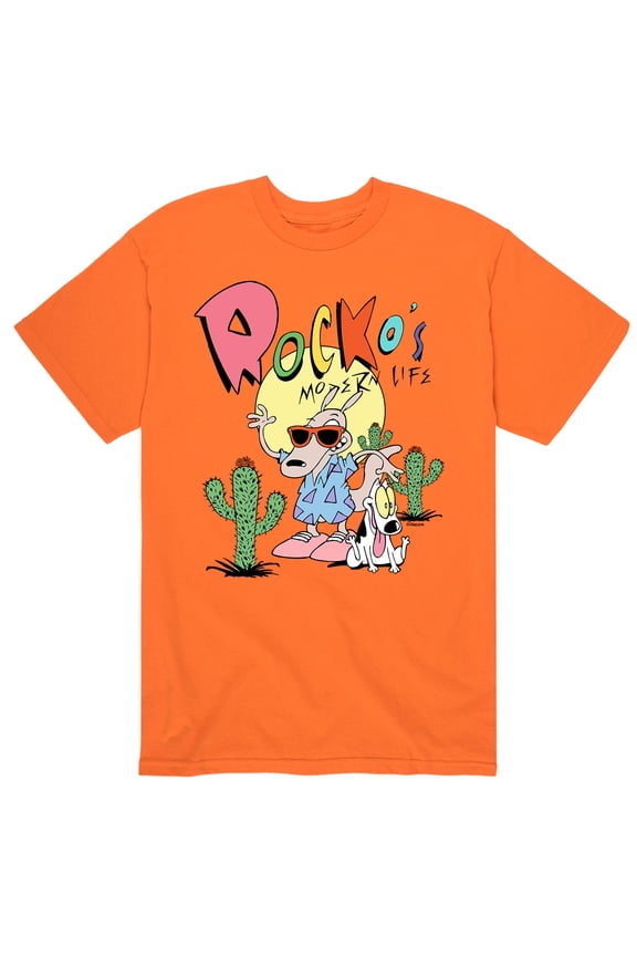 - Rocko In The Desert - Men's Short Sleeve Graphic T-Shirt