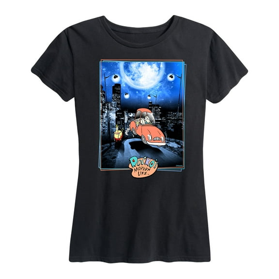 Rocko's Modern Life - Rocko Nightscape - Women's Short Sleeve Graphic T-Shirt