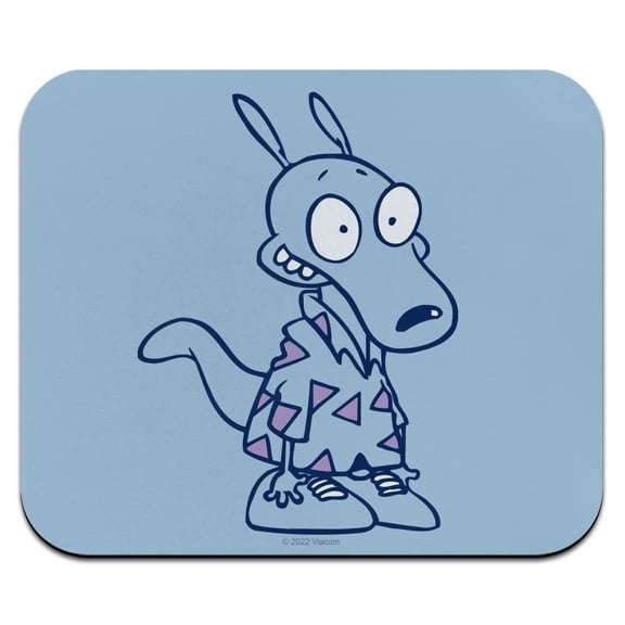 Rocko's Modern Life Shirt Low Profile Thin Mouse Pad Mousepad