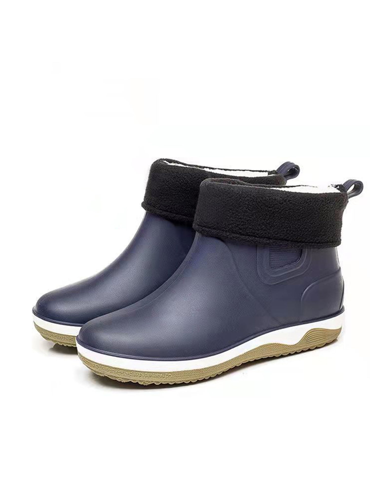 Rockomi Mens Lightweight Rain Boots Walking Non-Slip Short Boot Ankle ...