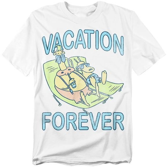Rockos Modern Life T-Shirt Vacation Forever Unisex Graphic Tee for Men & Women