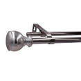 thumbnail image 1 of Rockport 36"-72" Adjustable Double Curtain Rod With Decorative Finials, 1 of 1
