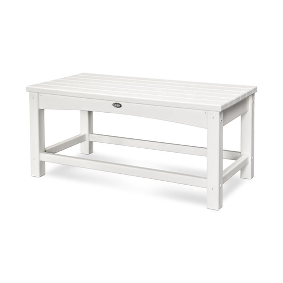 Rockport Club Coffee Table in Classic White