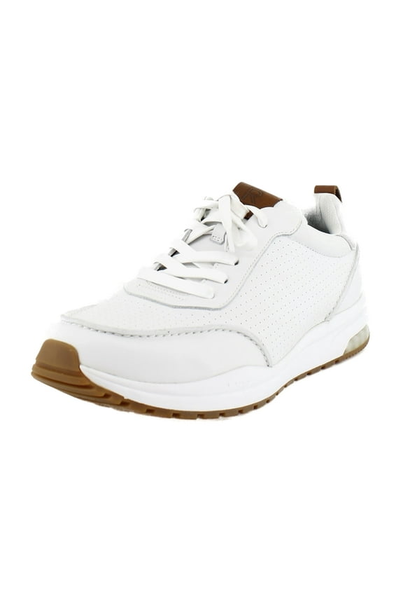 DMX Bowen Men's Fashion Sneakers White Leather Size 7 W