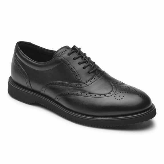 Rockport Men's Dressports Heritage Wingtip Black , 10 M US