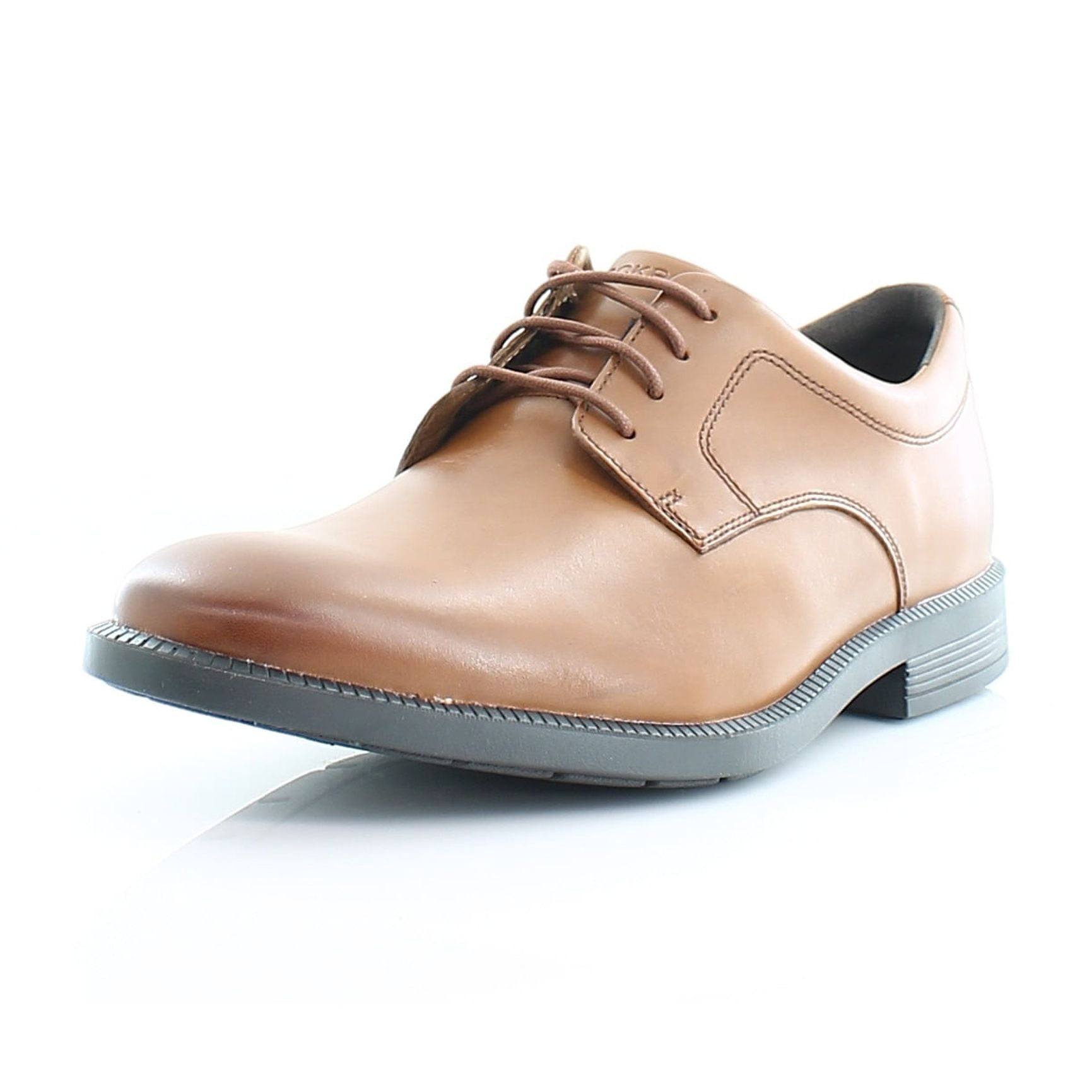 Rockport Dressports Premium Plain Toe Men's Dress/Formal Tan Size