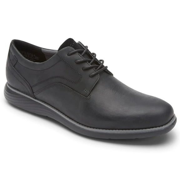 Rockport Garett Plain Toe Men's Black Oxfords 7W