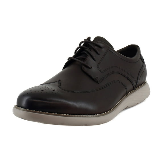 Rockport Garett Wing Tip Men's Oxfords Dark Brown Size 7.5 M