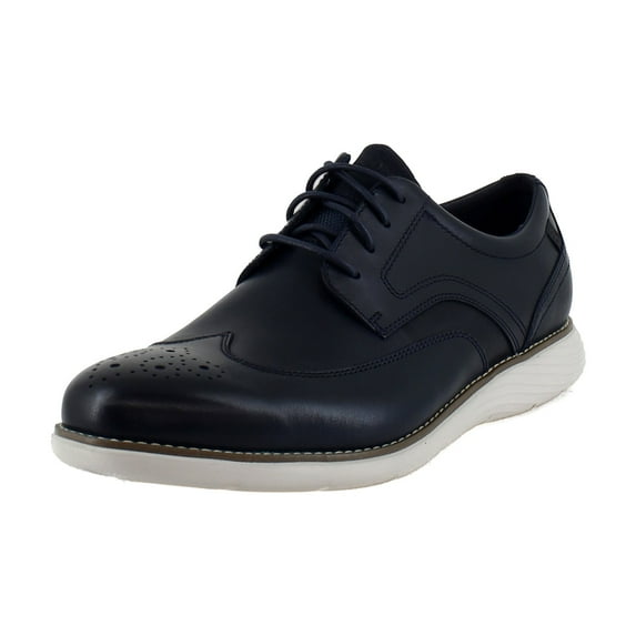 Rockport Garett Wing Tip Men's Oxfords New Dress Blues Size 10.5 M