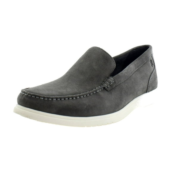 Rockport Jensen Men's Loafers & Slip-Ons Grey Suede Size 12 W