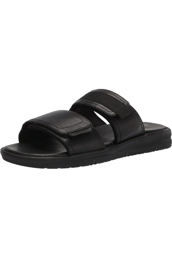 LB M Dress Slide Men's Black Sandals 6.5W