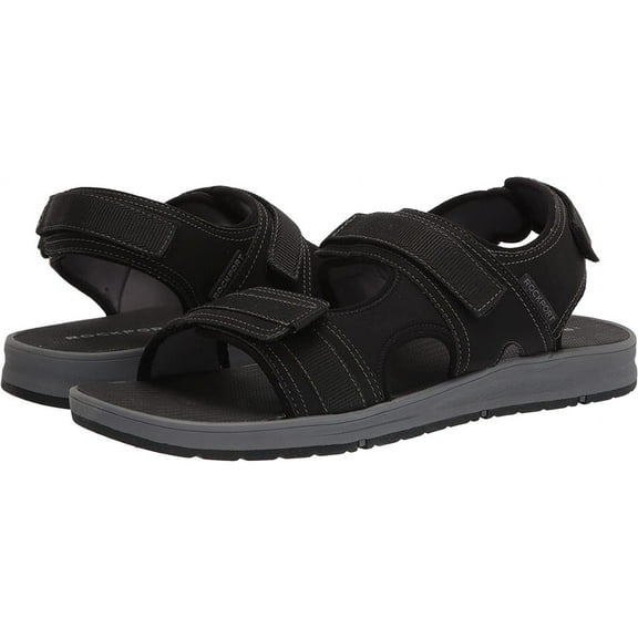 Rockport Lucky Bay Sport 3 Men's Black NBK Sandals 10.5M