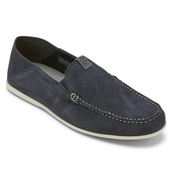Rockport Malcom Step Back Grey Suede Loafers 10W