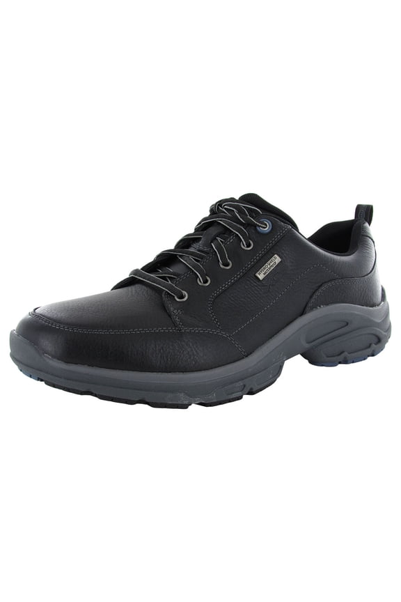 Men Weather Adventure Blucher Oxford Waterproof Shoe, Black, US 7W