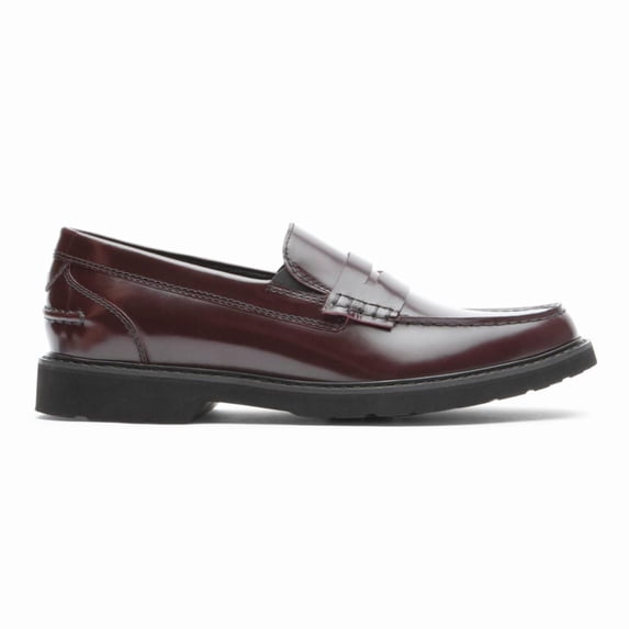 Rockport Men's Bedford Penny Burgundy , 13 W US