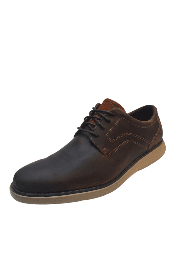 Men's Casual Shoes Garett Leather Lace Up  Oxfords Brown Tan 12M