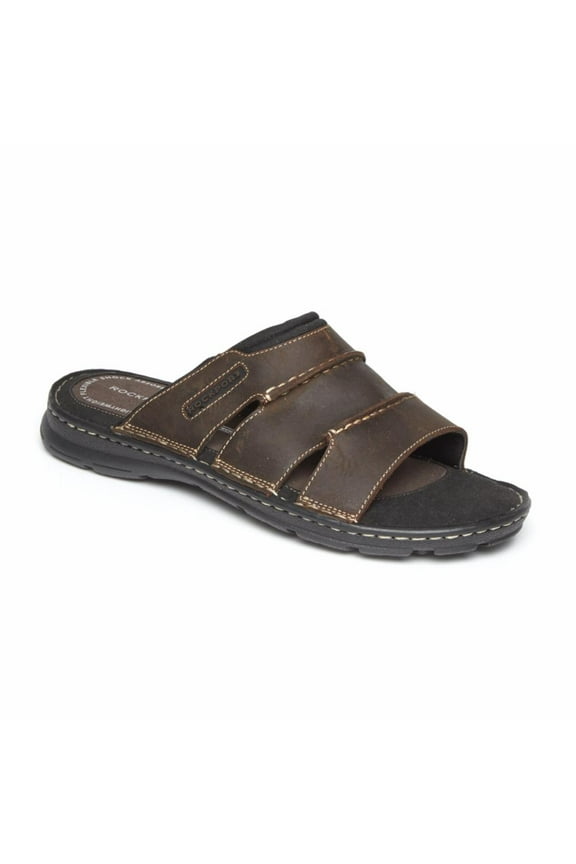 Men's Darwyn Slide Brown , 8 W US