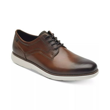 Rockport Men's Garett Plain Toe Oxford Cognac - ML02645-JTA23 (CH4295)
