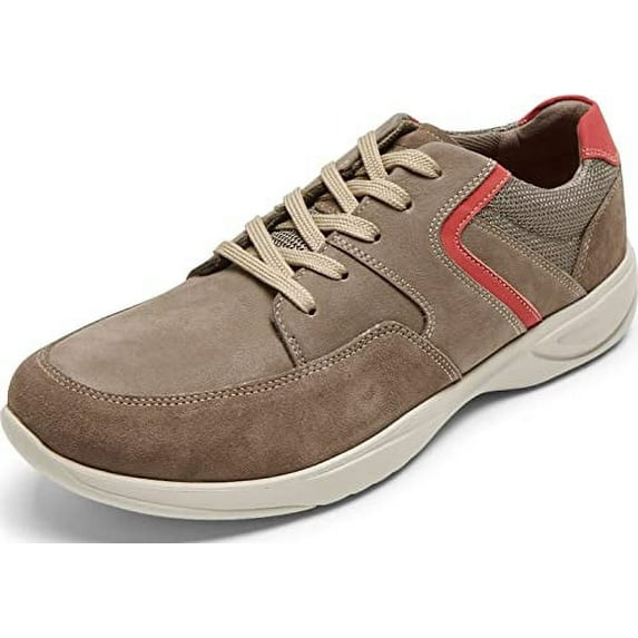 Rockport Men's Metro Path Blucher Walking Shoe, Breen Nubuck/Suede, 11 Wide