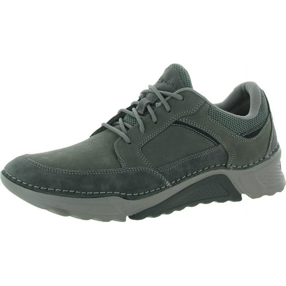 Rockport Men's Rocsports Mudguard Laceup Steel Grey Sneakers 7M