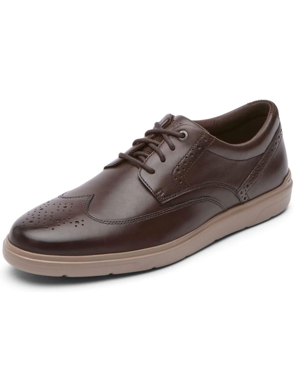 Mens TM Court Wingtip Oxford Sneaker Dark Brown 8M