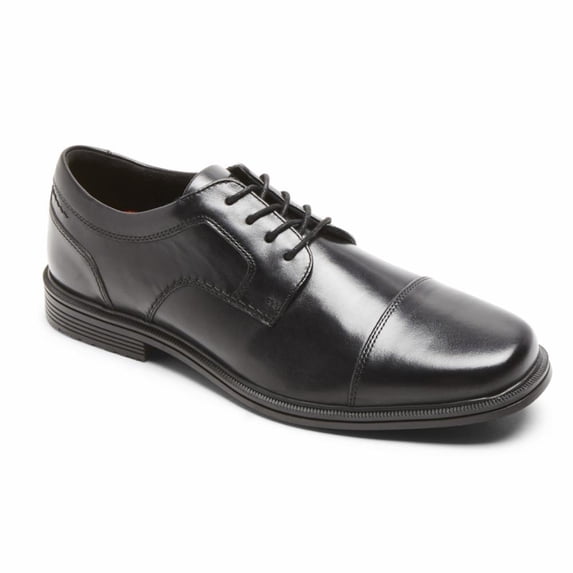 Rockport Men's Taylor Wp Cap Toe Black , 9 Xw US