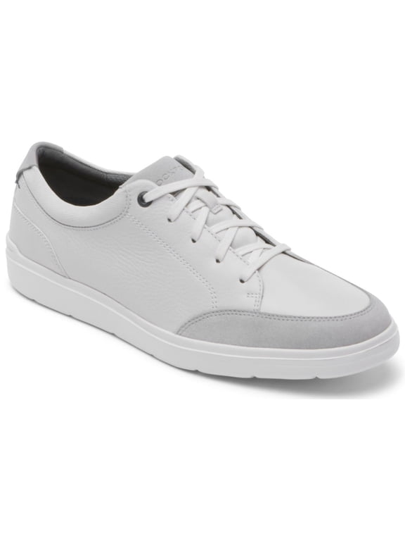 Men's Total Motion Court Blucher Lace-Up Casual Sneaker White 8.5M