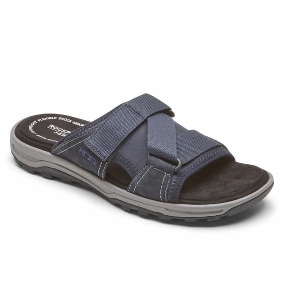 Rockport Men's Trail Technique Sandal Velcro Slide Ii Blue , 10 W US