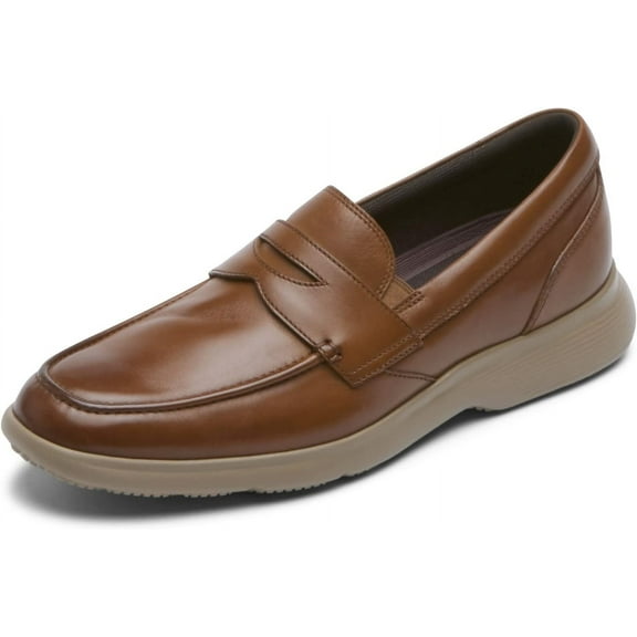 Rockport Men's Truflex Dressports Penny Loafer British Tan 8W