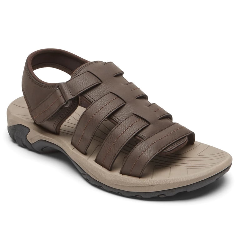 Rockport Brown Comfort Sandals with Fisherman Design s-l400.jpg main image 4