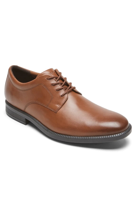 Mens DP Plus Plain Toe Tan Loafers 7.5W