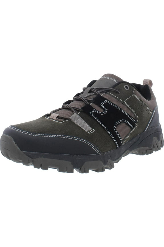 Mens Faulkner Ghillie Tie Leather Casual and Fashion Sneakers Green