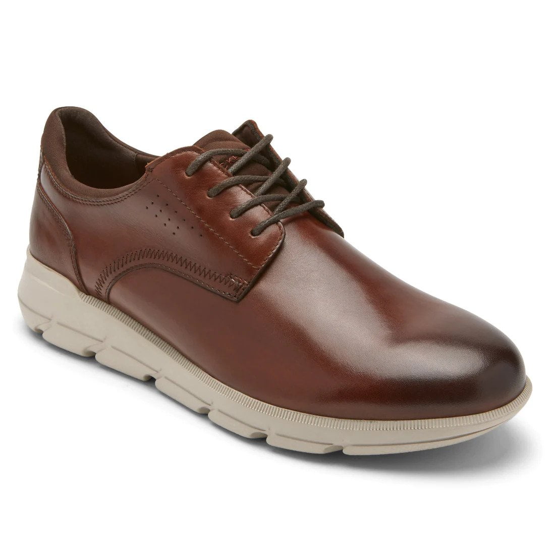 Rockport Mens Grady Plain Toe DK Brown Loafers 9M - Walmart.com display picture 3