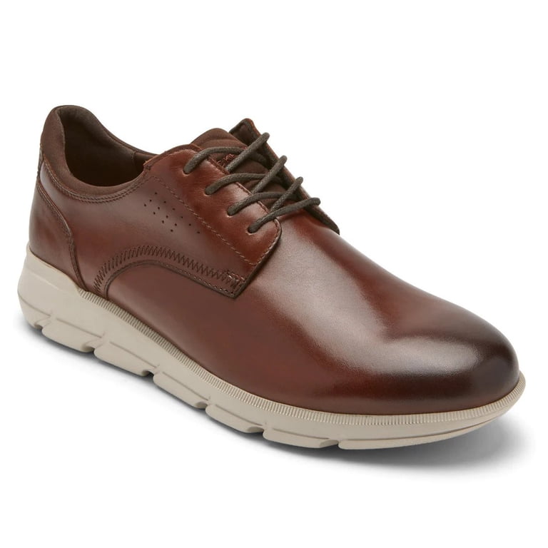 Rockport Mens Grady Plain Toe DK Brown Loafers 9M - Walmart.com display picture 2