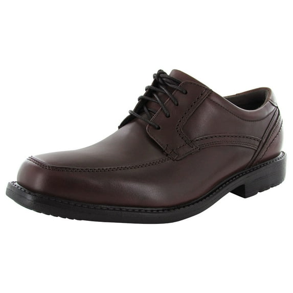 Rockport Mens Style Crew Apron Toe Lace Up Oxford Dress Shoes, Tan II, US 6.5W