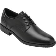 Rockport Mens Total Motion Dressport Plain Toe Black Oxfords 7W