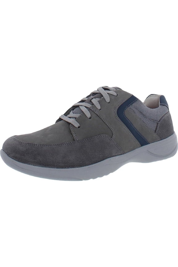 Metro Path Blucher Men's Steel Grey Nubuck/Suede Sneakers 7W