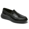 thumbnail image 1 of Rockport Patterson Moc Toe Slip On BLACK LEA 10M, 1 of 3