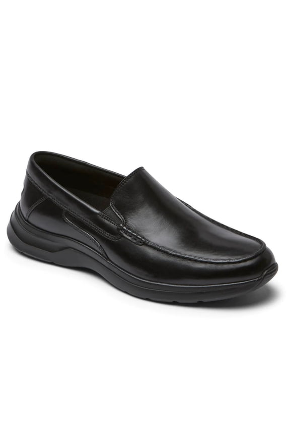Patterson Moc Toe Slip On BLACK LEA 10M