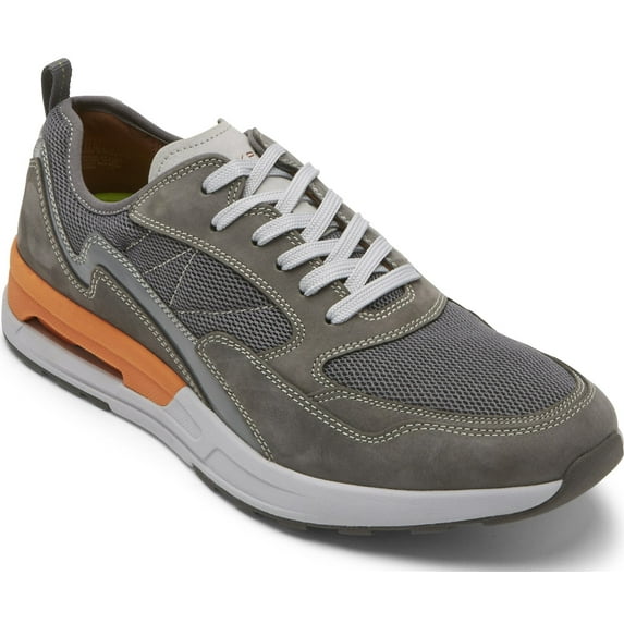 Rockport PulseTech Sport Ubal Men's Grey/Orange Sneakers 7M